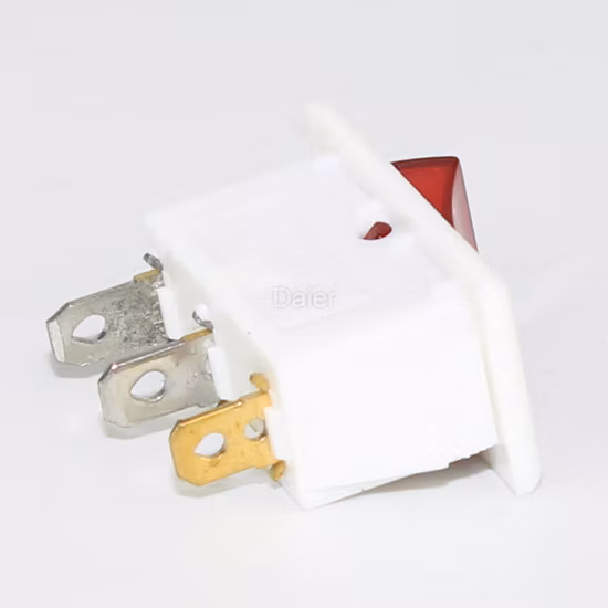15A T85 3 ピン LED 赤色プッシュ ボタン照光式ロッカー スイッチ Kcd3-20-101n