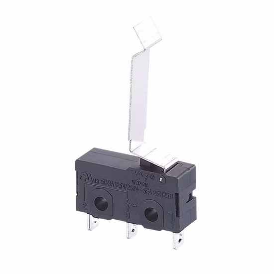 HK-04G-Lz-107 3ピンNCマイクロスイッチ（ショートメタルレバーなし）