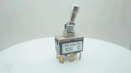 高電流電気瞬間リセットロック電源スイッチ、金属マイクロボタントグルスイッチ
